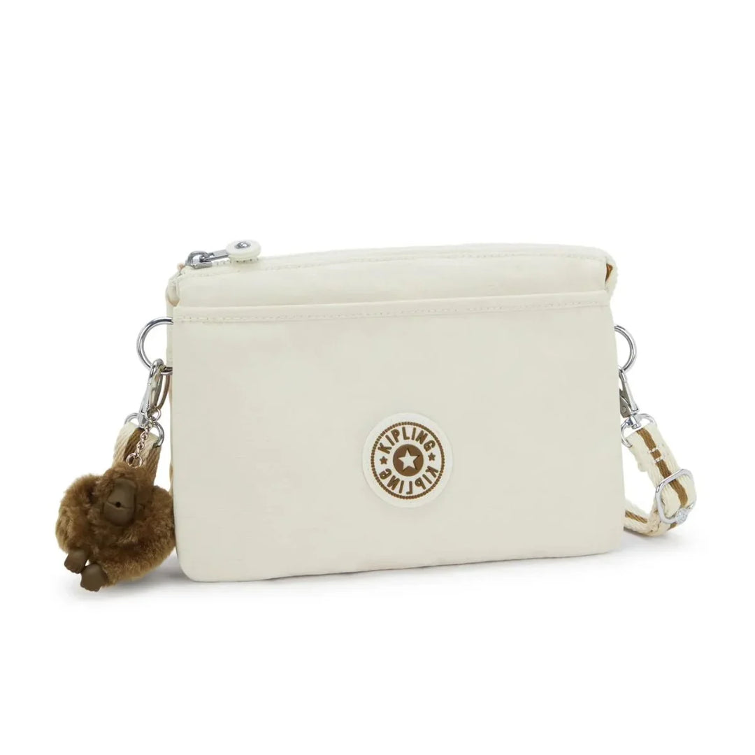 Voorzijde van de Kipling RiRI soft sand #kleur_sand