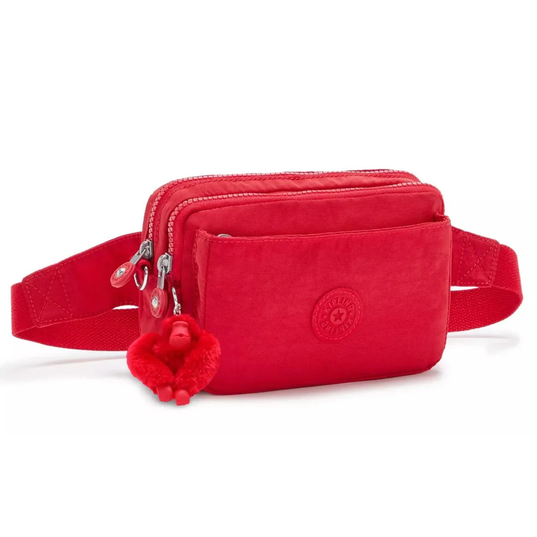 Voorzijde van de Kipling Abanu multi in red rouge #kleur_red-rouge