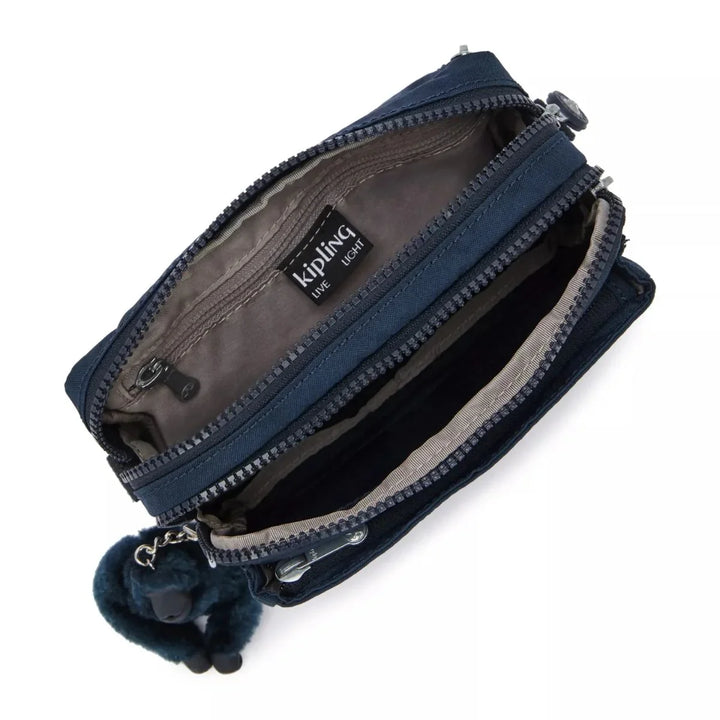 Binnenkant van de Kipling Abanu Multi navy #kleur_navy