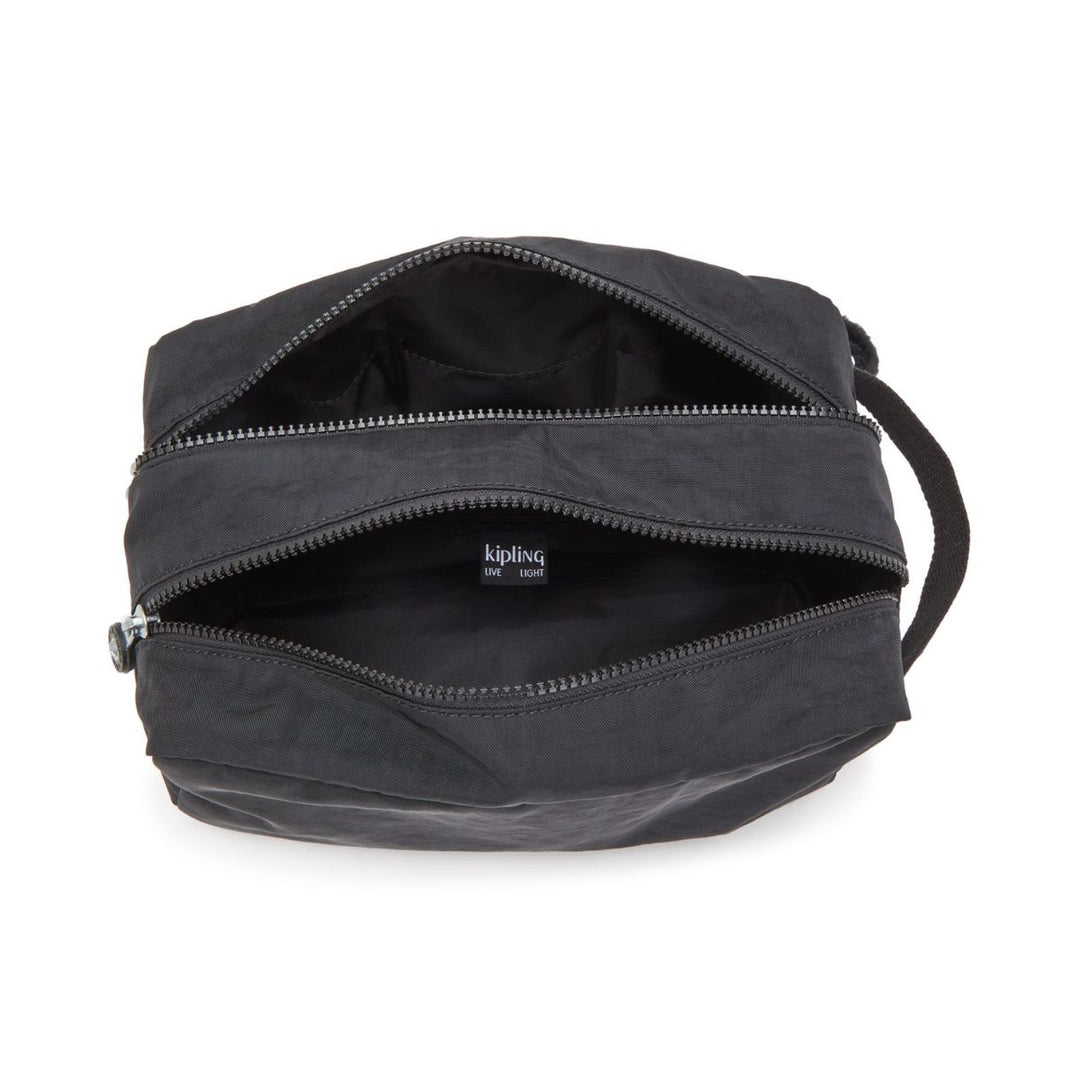 binnenkant Kipling Agot toilettas zwart #kleur_zwart