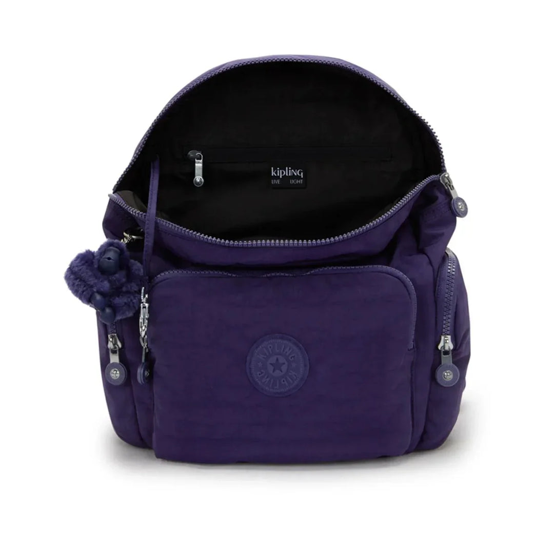 Binnenkant van de Kipling City zip s moonlit-blue #kleur_moonlit-blue