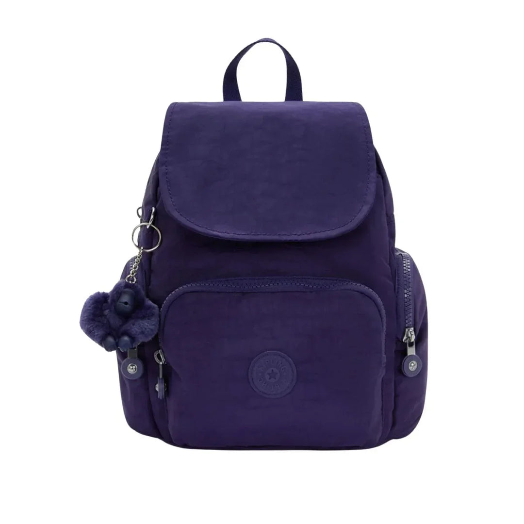 Voorkant van de Kipling city zip mini moonlit-blue #kleur_moonlit-blue