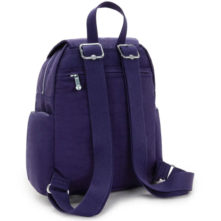 Achterkant van de Kipling city zip mini moonlit-blue #kleur_moonlit-blue
