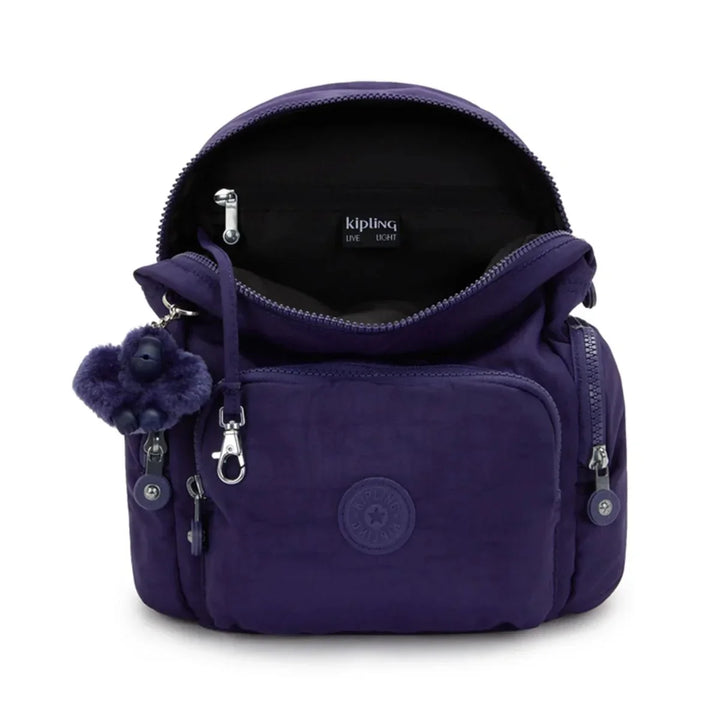 Binnenkant van de Kipling city zip mini moonlit-blue #kleur_moonlit-blue