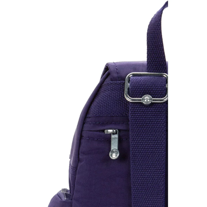 Achterkant van de Kipling city zip mini moonlit-blue #kleur_moonlit-blue