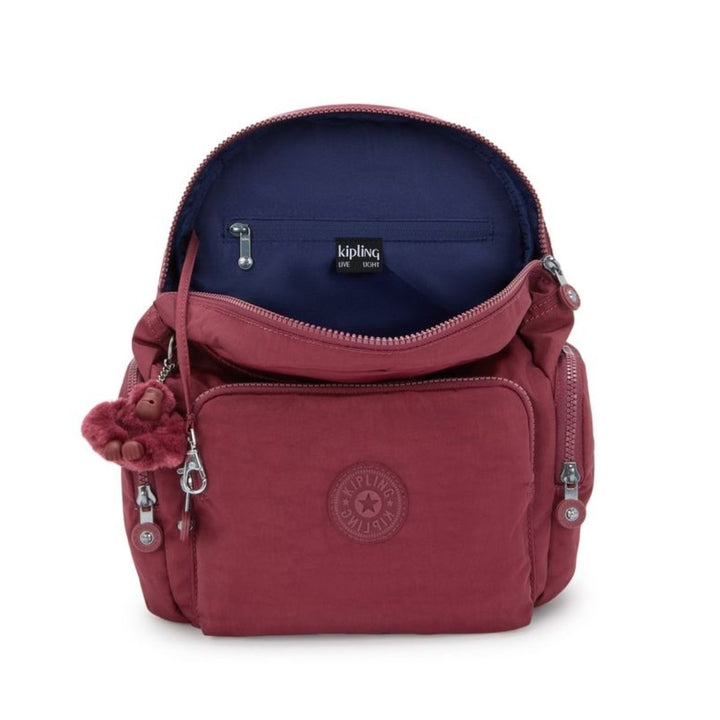 Binnenkant van de Kipling Classic City zip s Lounge-wine #kleur_lounge-wine