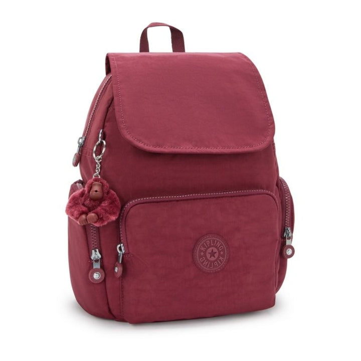 Voorzijde van de Kipling Classic City zip s Lounge-wine #kleur_lounge-wine