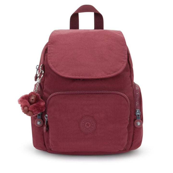 Voorkant van de Kipling Classic City Zip mini lounge-wine #kleur_lounge-wine