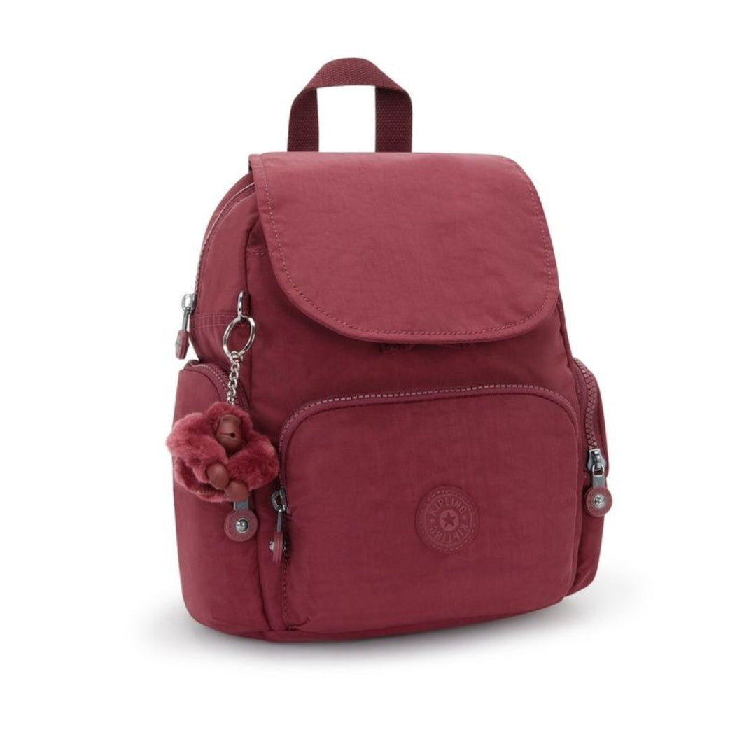 Voorzijde van de Kipling Classic City Zip mini lounge-wine #kleur_lounge-wine