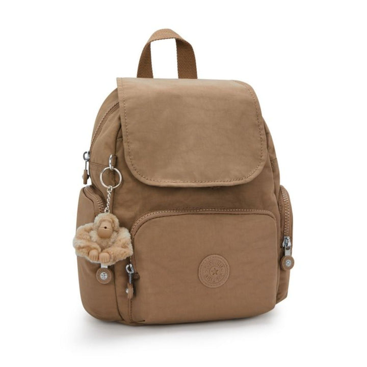 Voorzijde van de Kipling Classic City Zip mini Early-Tan #kleur_early-tan