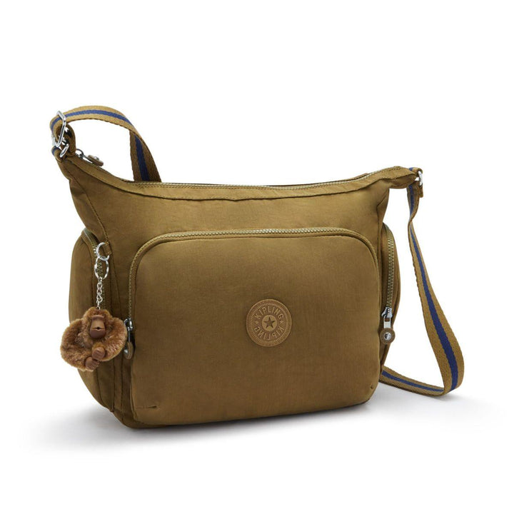 Voorzijde Kipling GABB schoudertas dry laurel #kleur_dry-laurel