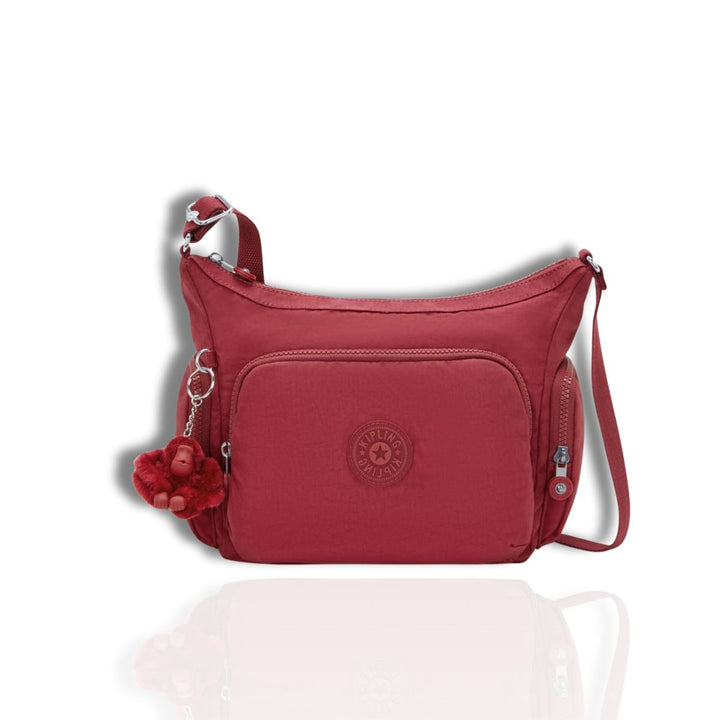 Voorkant Kipling GABB schoudertas funky-red #kleur_funky-red