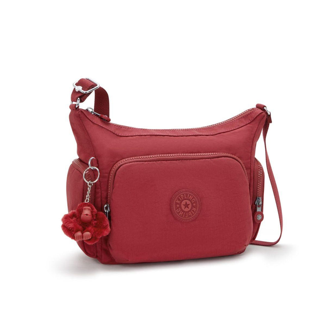 Voorzijde Kipling GABB schoudertas funky-red #kleur_funky-red