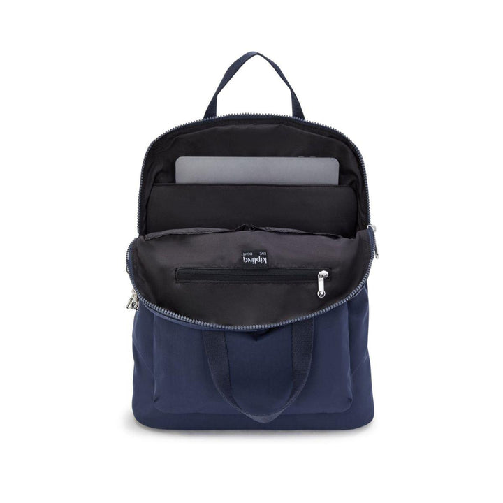 Binnenkant Kipling KAZUKI Laptop rugzak navy #kleur_navy