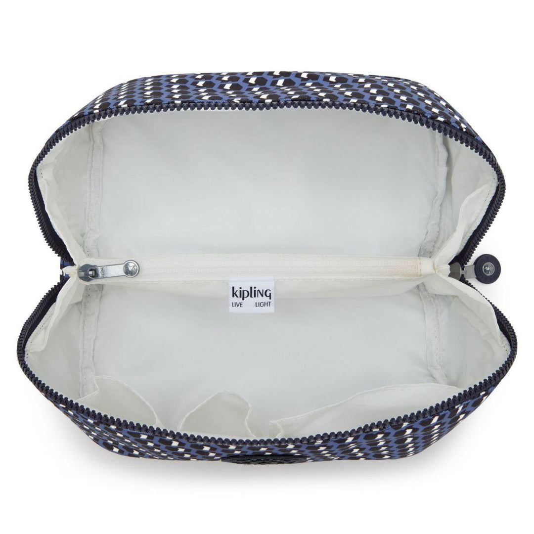 Binnenkant Kipling Mirko M toilettas 3d blue #kleur_3d-blue