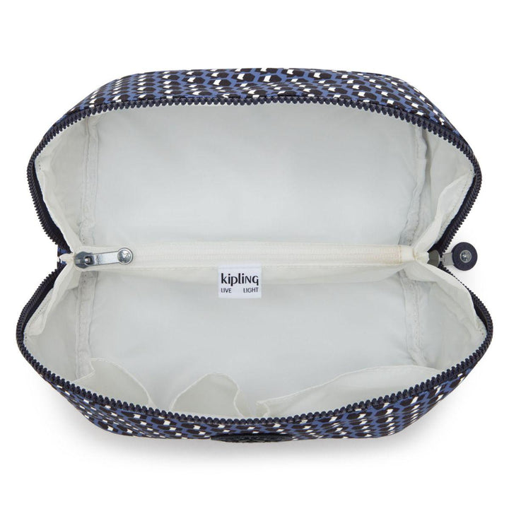 Binnenkant Kipling Mirko M toilettas 3d blue #kleur_3d-blue