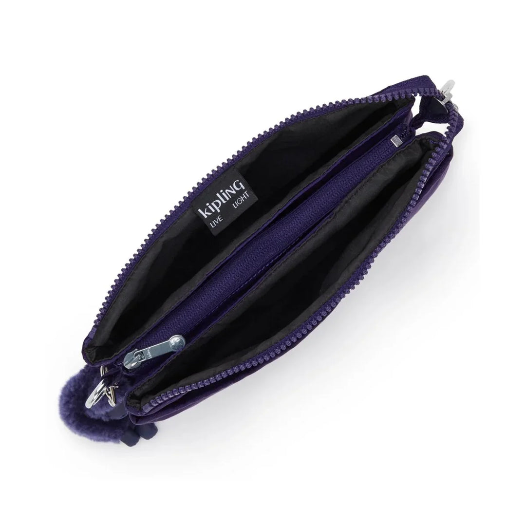 Binnenkant van de Kipling RIRI moonlit blue #kleur_moonlit-blue
