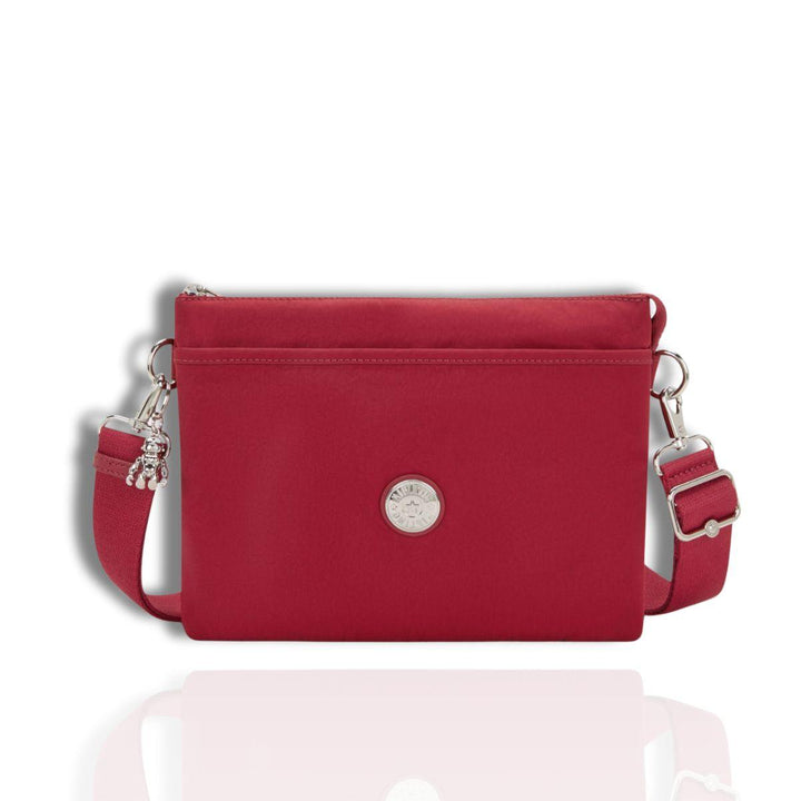 Voorkant Kipling RIRI L in het wine #kleur_wine