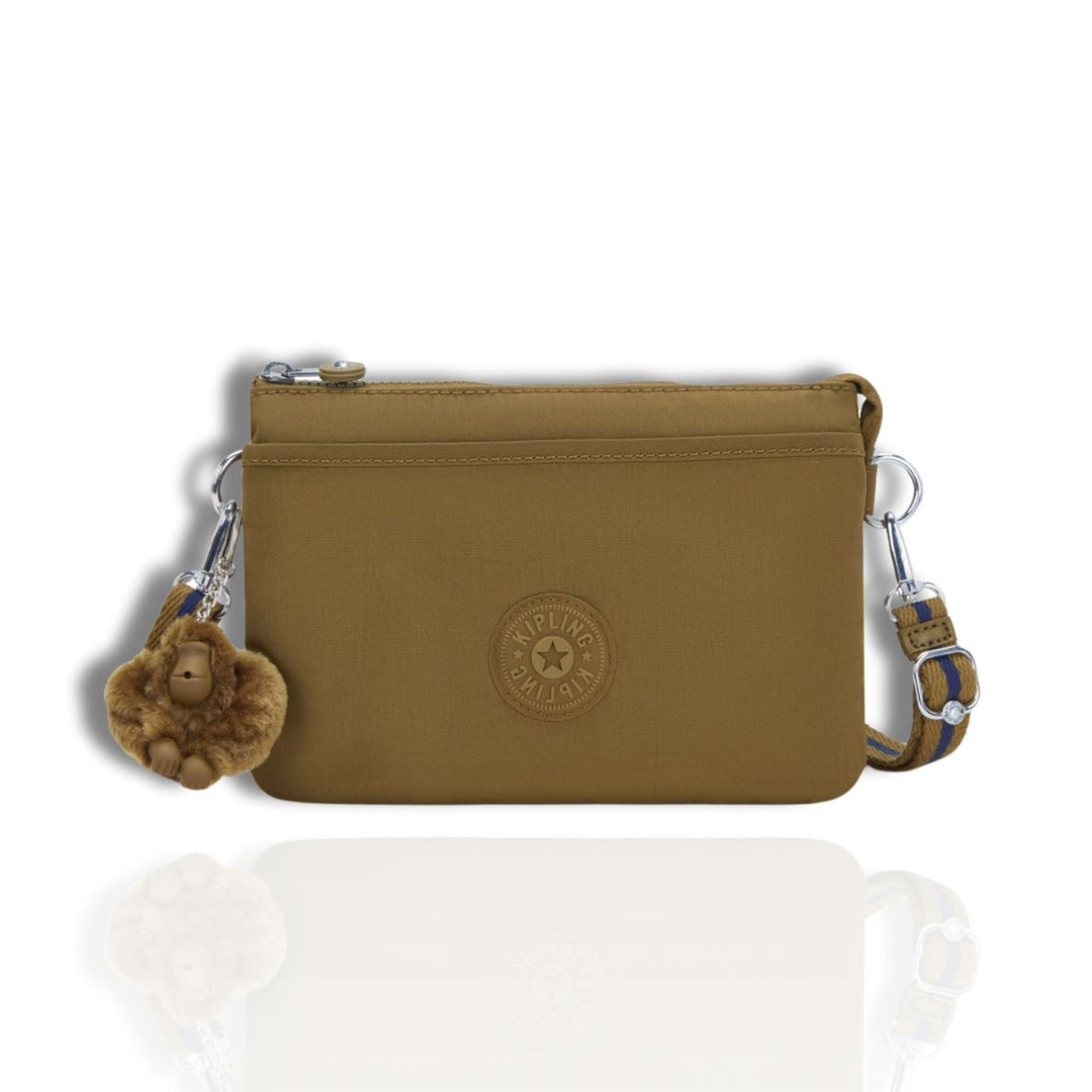 Voorkant Kipling RIRI schoudertas dry-laurel #kleur_dry-laurel