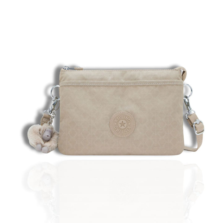 Voorkant RIRI kipling Biege Embossed #kleur_beige-embossed