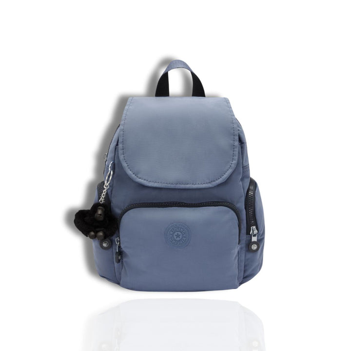 Voorkant Kipling city zip rugzak blue lover #kleur_blue-lover