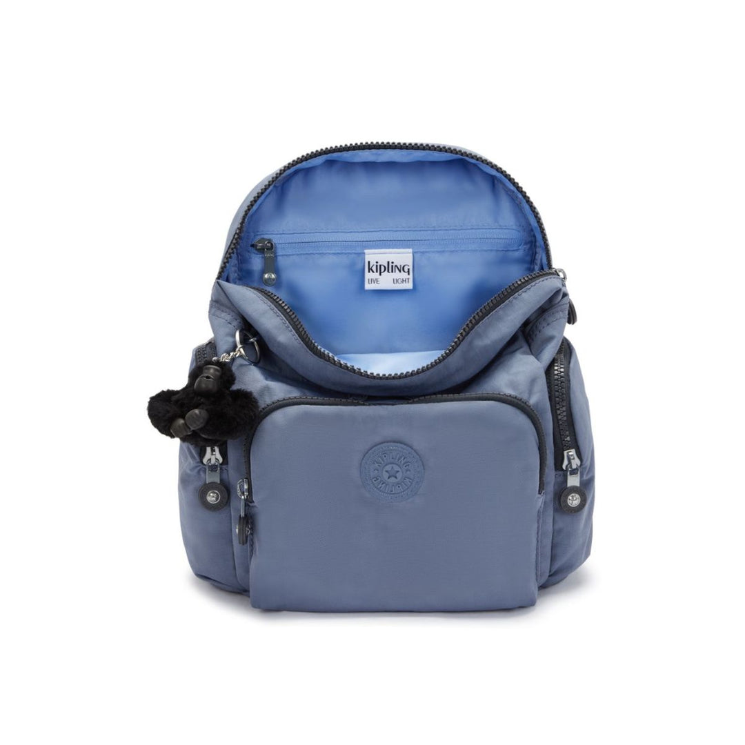 Binnenkant Kipling city zip rugzak blue lover #kleur_blue-lover