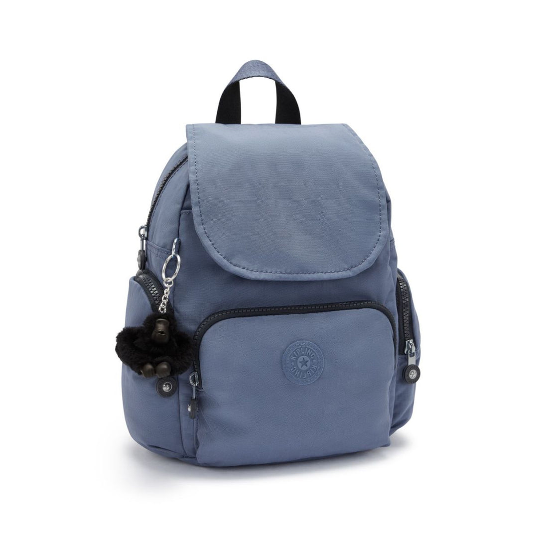 Voorzijde Kipling city zip rugzak blue lover #kleur_blue-lover