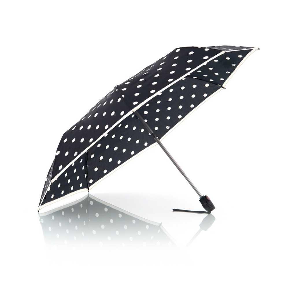 Knirps T-200 | Duomatic Paraplu - Gielen Lederwaren Bussum #kleur_black-dots