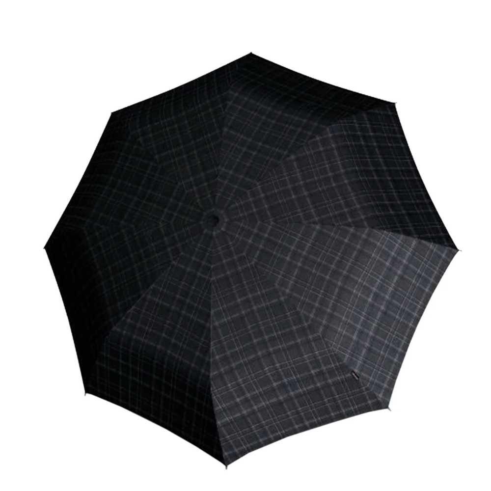 Knirps T-200 | Duomatic Paraplu - Gielen Lederwaren Bussum #kleur_check-black