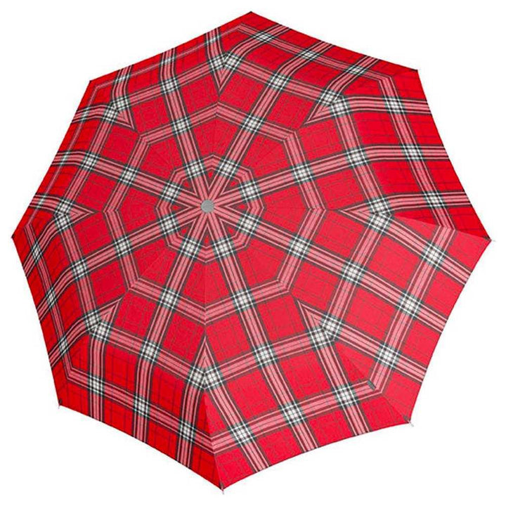 Knirps T-200 | Duomatic Paraplu - Gielen Lederwaren Bussum #kleur_check-red