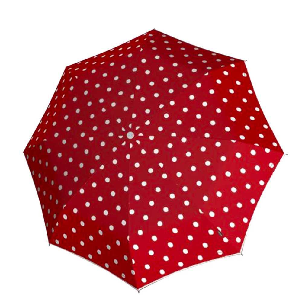 Knirps T-200 | Duomatic Paraplu - Gielen Lederwaren Bussum #kleur_red-dots