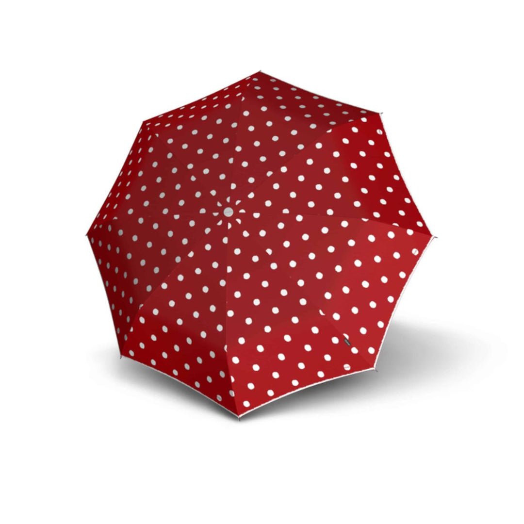 Bovenkant Knirps paraplu T.760 automatische paraplu #kleur_red-dot
