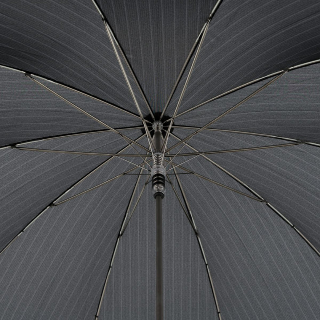 Binnenkant van de Knirps T.771 automatische navy Opgevouwen #kleur_navy