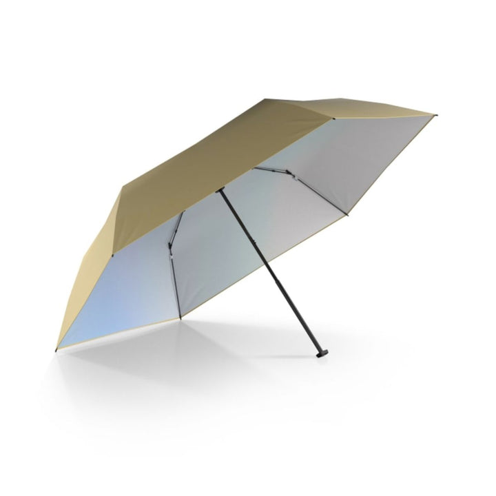 Binnenkant van de Knirps US0.50 lichtgewicht paraplu vanilla-heatshield #kleur_vanilla-heatshield