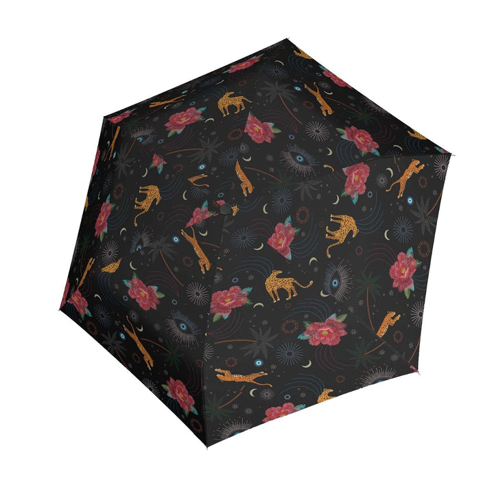 Bovenkant Ultra lichtgewicht Knirps paraplu in de kleur #kleur_guardian-black