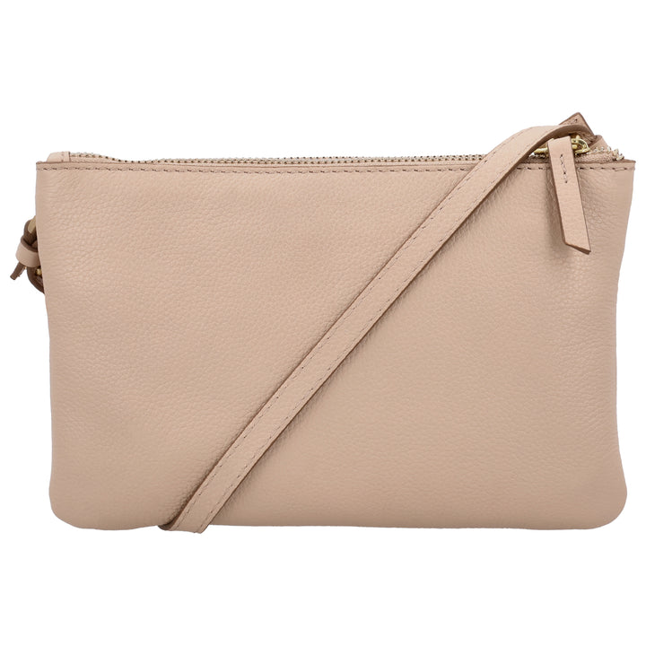 Achterkant van de Lou Lou Camille crossover in cashmere #kleur_cashmere