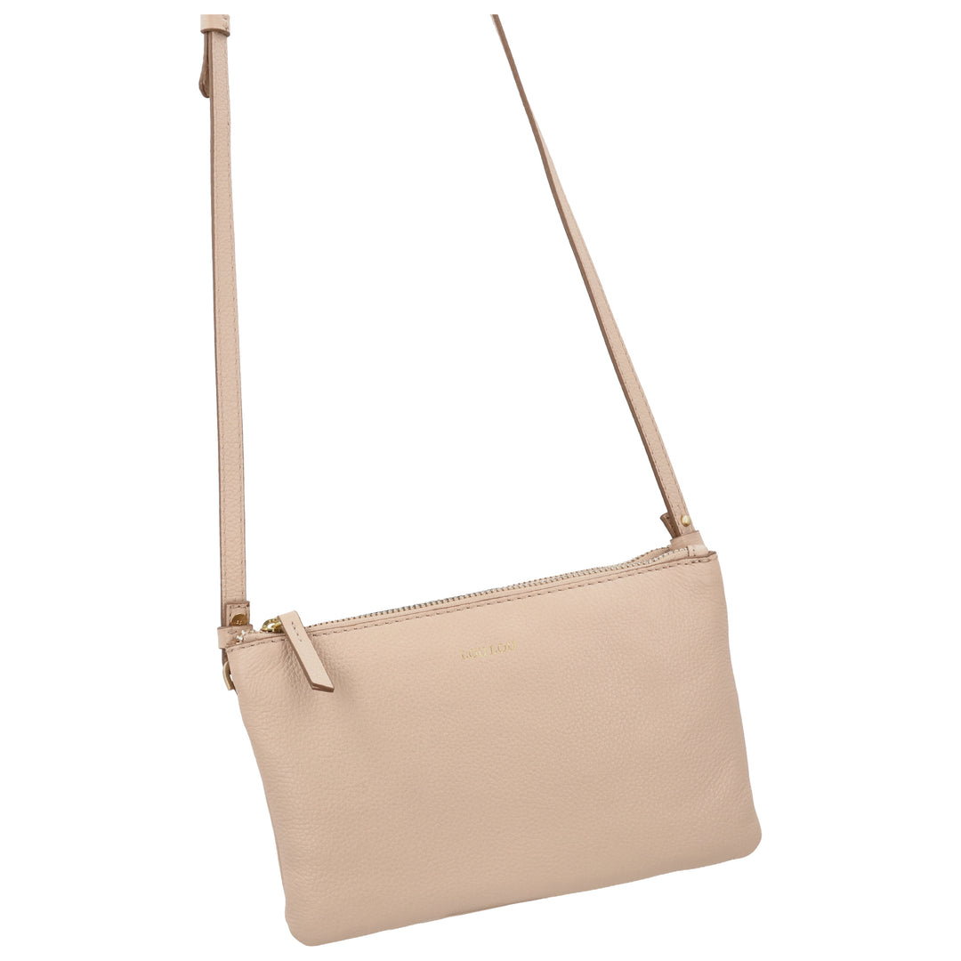 Voorkant met schouderband #kleur_cashmere