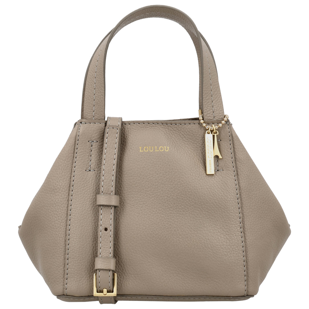 Voorkant met schouderriem #kleur_taupe