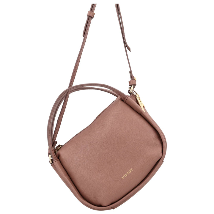 Voorkant van de Lou Lou LOU (S) handtas in mocha-mousse #kleur_mocha-mousse