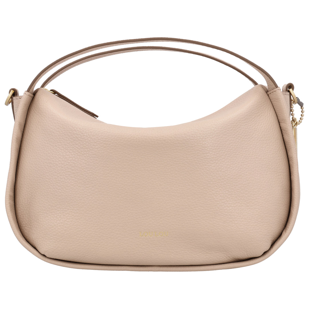 Voorkant van de LouLou LOU M schoudertas #kleur_cashmere