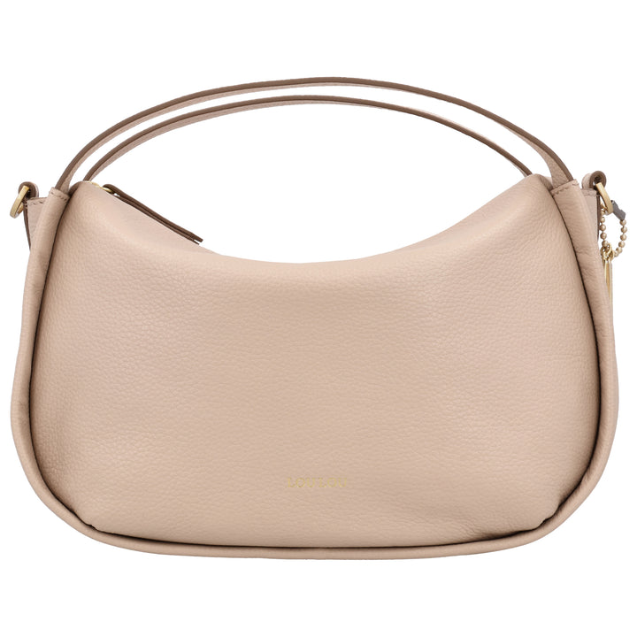 Voorkant van de LouLou LOU M schoudertas #kleur_cashmere