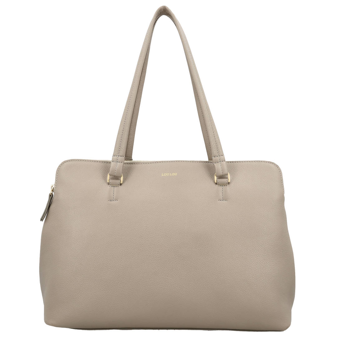 Voorkant Loulou Olivia werktas Soft-Sepia #kleur_soft-sepia