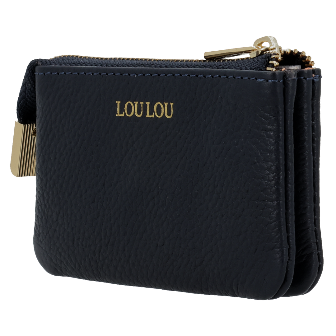 Voorzijde van de LouLou Peite Etui navy #kleur_navy