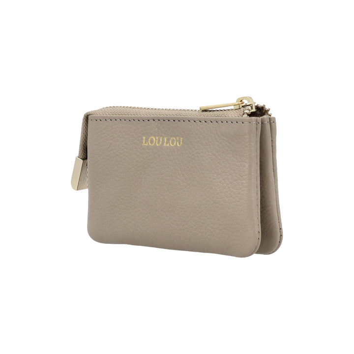 Voorzijde van de LouLou Petite Camille in taupe #kleur_taupe