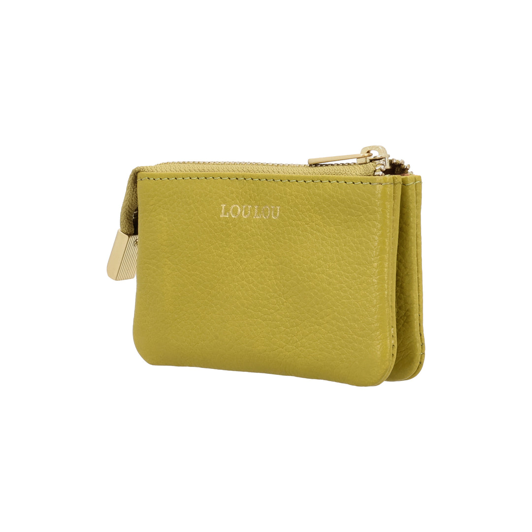 Voorzijde van de LouLou Petite Camille in cress-green #kleur_cress-green