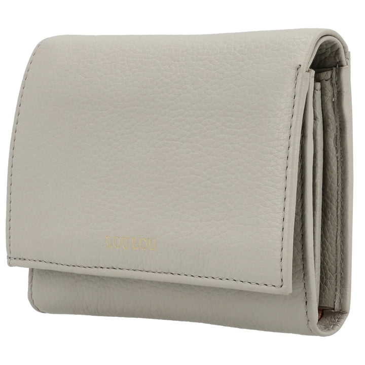 Voorzijde van de Lou Lou Fleur Portemonnee fog #kleur_fog