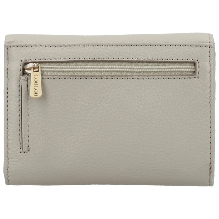 Achterkant van de Lou Lou Fleur Portemonnee fog #kleur_fog