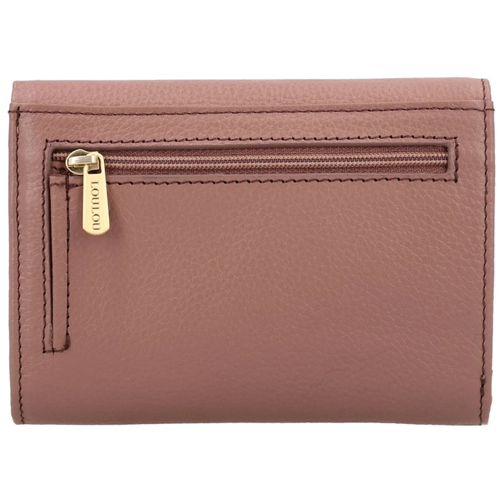Achterkant van de Lou Lou Fleur Portemonnee mocha-mouse #kleur_mocha-mousse