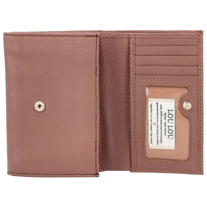 Binnenkant van de Lou Lou Fleur Portemonnee mocha-mouse #kleur_mocha-mousse