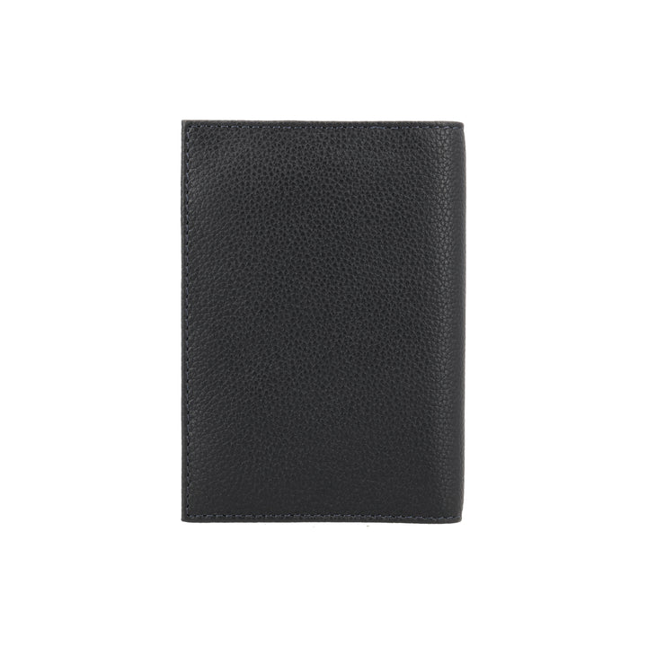 Achterkant van de LouLou Perite Valise paspoorthouder navy #kleur_navy